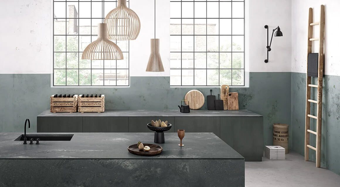 Caesarstone quartz kitchen countertops and surfaces from Granite Planet in Weston Subedge in the Cotswolds.