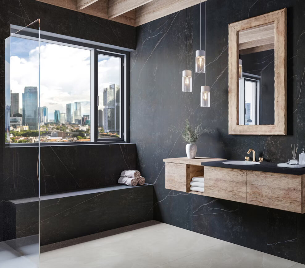 Dekton Ultra Compact Bathrooms Surfaces at Granite Planet in The Cotswolds, UK