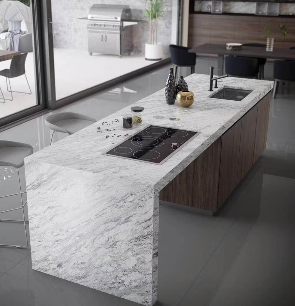marble-scalea1 Marble kitchen worktops and surfaces at Granite Planet in The Cotswolds